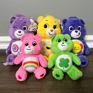Care Bears Plush Set Share Bear Good Luck Bear Sunshine Bear